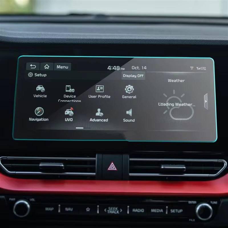 Navigation Schutzfolie Für Kia Für NIRO 2020 2021 10,25 Zoll Auto GPS-Navigation Gehärtetem Glas Bildschirm Stahl Schutzfolie GPS Displayschutzfolie von BeiZhengbhD