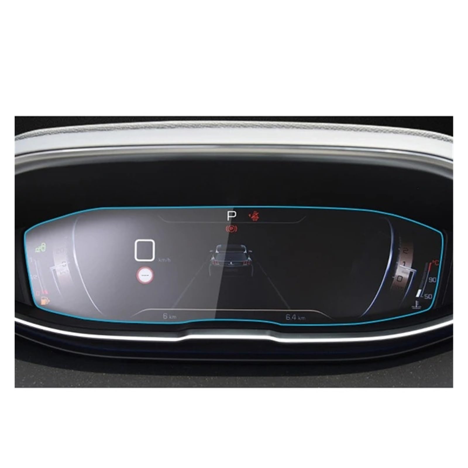 Navigation Schutzfolie Für Peugeot 3008 5008 3008GT 4008 2017 2018 2019 Schutzfolie Auto GPS-Navigation Displayschutz Aus Gehärtetem Glas GPS Displayschutzfolie(12.3inch Instrument) von BeiZhengbhD