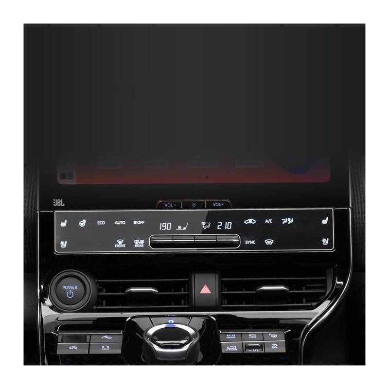 Navigation Schutzfolie Für Toyota Für BZ4X 2022 Auto GPS Konsole Dashboard Gehärtetem Glas Schutz Film Navigator Schutz Screen Protector Film GPS Displayschutzfolie(22 air HD) von BeiZhengbhD