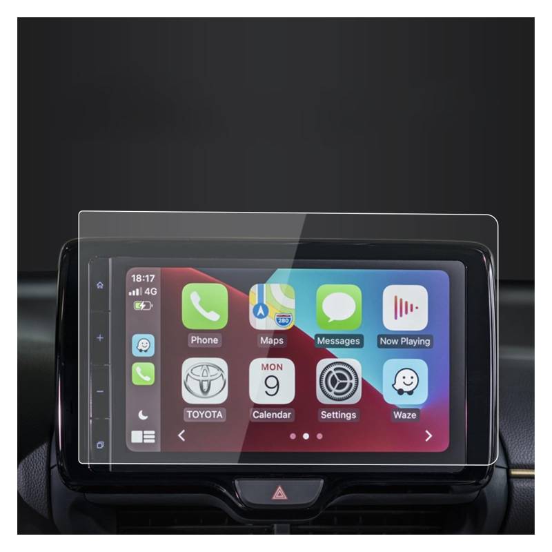 Navigation Schutzfolie Für Toyota Für Yaris Für Cross Screen Protector 2022 Zentrale ConsoleTempered Glas Schutz Film Navigator Schutz GPS Displayschutzfolie(21-22 Yaris C HD) von BeiZhengbhD