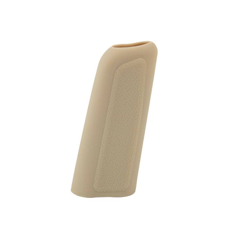 Schaltknauf Silikon-Schaltknauf-Abdeckung Für Die Handbremse Rutschfester Griff Schutzhülle Für Autos Schalthebelmanschetten Auto-Innenausstattung Schaltknauf(Beige Handle Cover) von BeiZhengbhD