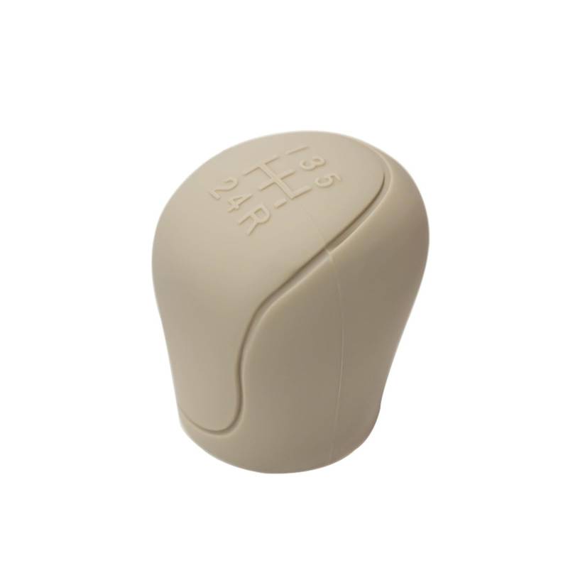 Schaltknauf Silikon-Schaltknauf-Abdeckung Für Die Handbremse Rutschfester Griff Schutzhülle Für Autos Schalthebelmanschetten Auto-Innenausstattung Schaltknauf(Beige knob Cover) von BeiZhengbhD