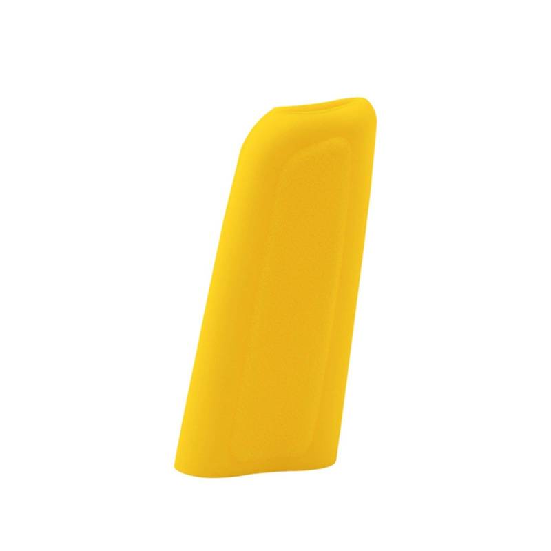 Schaltknauf Silikon-Schaltknauf-Abdeckung Für Die Handbremse Rutschfester Griff Schutzhülle Für Autos Schalthebelmanschetten Auto-Innenausstattung Schaltknauf(Yellow Handle Cover) von BeiZhengbhD