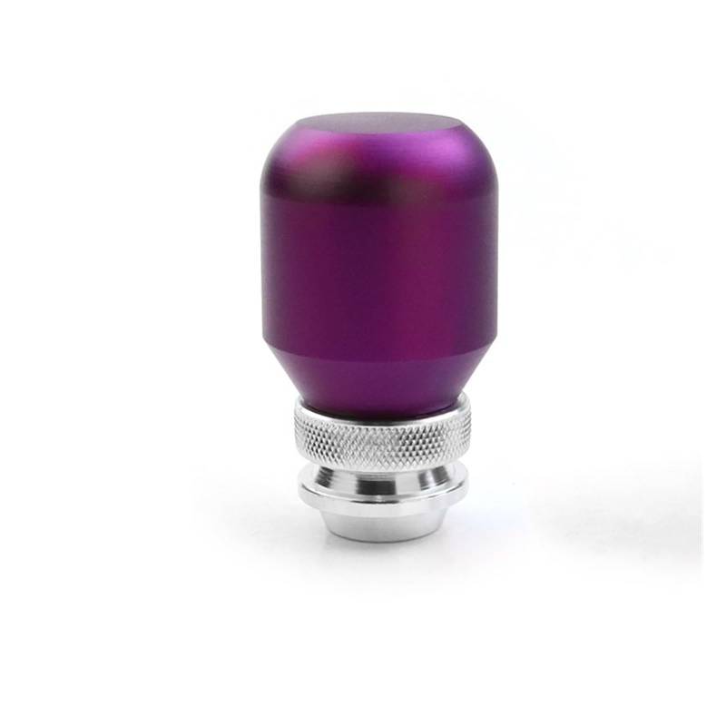 Schaltknauf Universal Aluminium Teleskop Einstellbare Manuelle Automatische Schaltknauf Hebel Griff Schaltknauf(Purple with Logo) von BeiZhengbhD