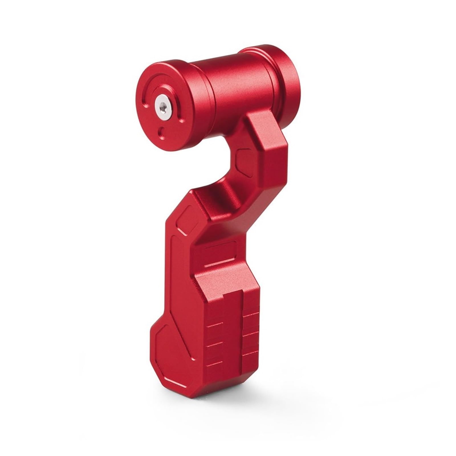 Schaltknauf Universal Schalthebelknopf Auto Modifizierter Aluminium Joystick Ergonomischer Schaltkopf TT102412 Schaltknauf(Red) von BeiZhengbhD