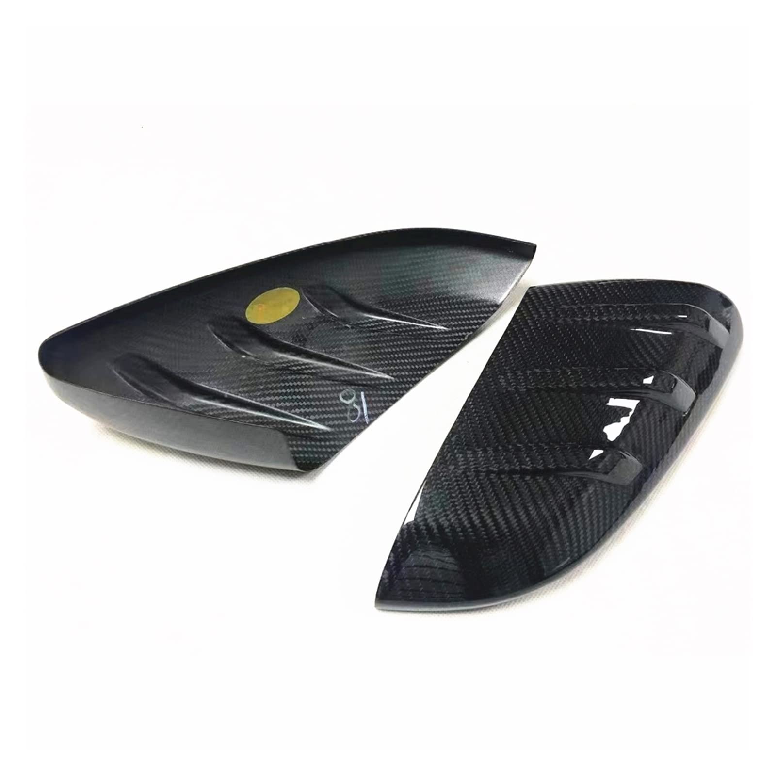 Türspiegelgehäuse Carbon Fiber Spiegel Abdeckung Für Civic 10th Für Typ-R Für FK8 2016-2021 Auto Außen Rückansicht Kappen Rück Shell Türspiegelabdeckung(Real Carbon Fiber) von BeiZhengbhD