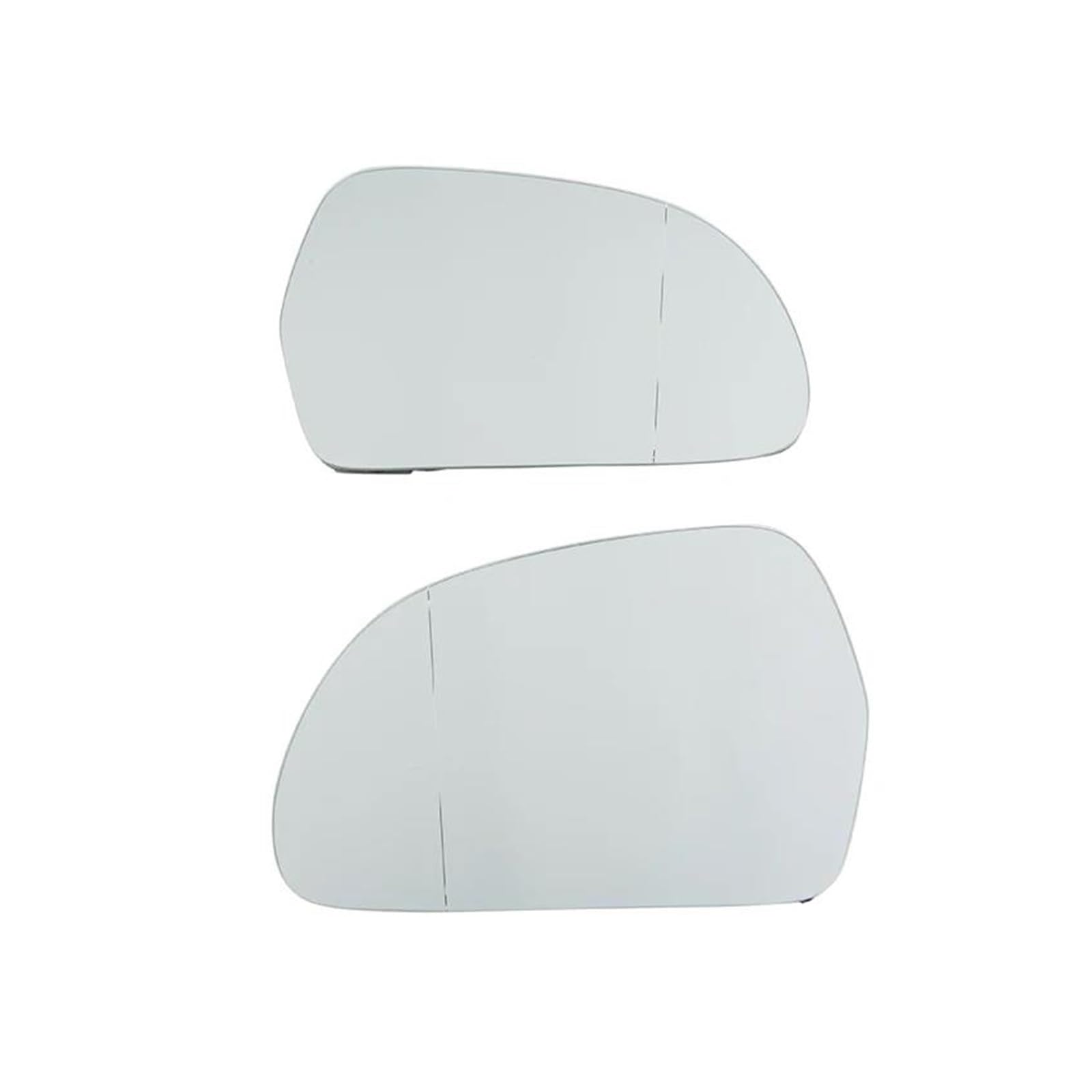 Türspiegelglas Für A4 Für S4 Für B8 Für A5 Für S5 2008 2009 2Pcs Auto Rückspiegel Glas Mit Erhitzt Funktion Weiß Blau Rearview Side Autotür Spiegelglas(1 Pair White) von BeiZhengbhD