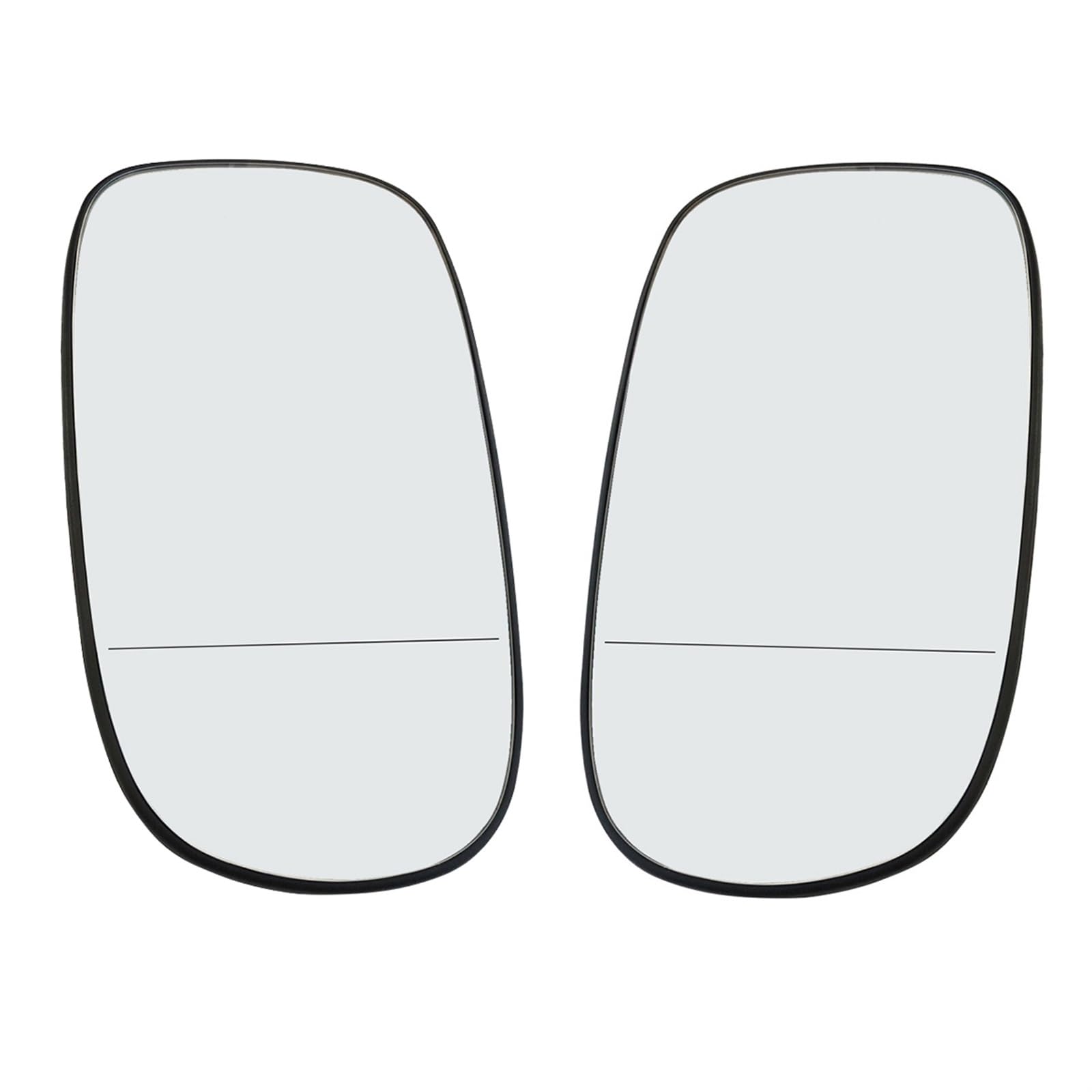 Türspiegelglas Für SAAB Für 9-3 Für 93 Linke + Rechte Seite Tür Flügel Spiegel Glas Weitwinkel 190mm X 107mm Klar 2002-2010 Vordertür Rück Glas Rearview Side Autotür Spiegelglas von BeiZhengbhD