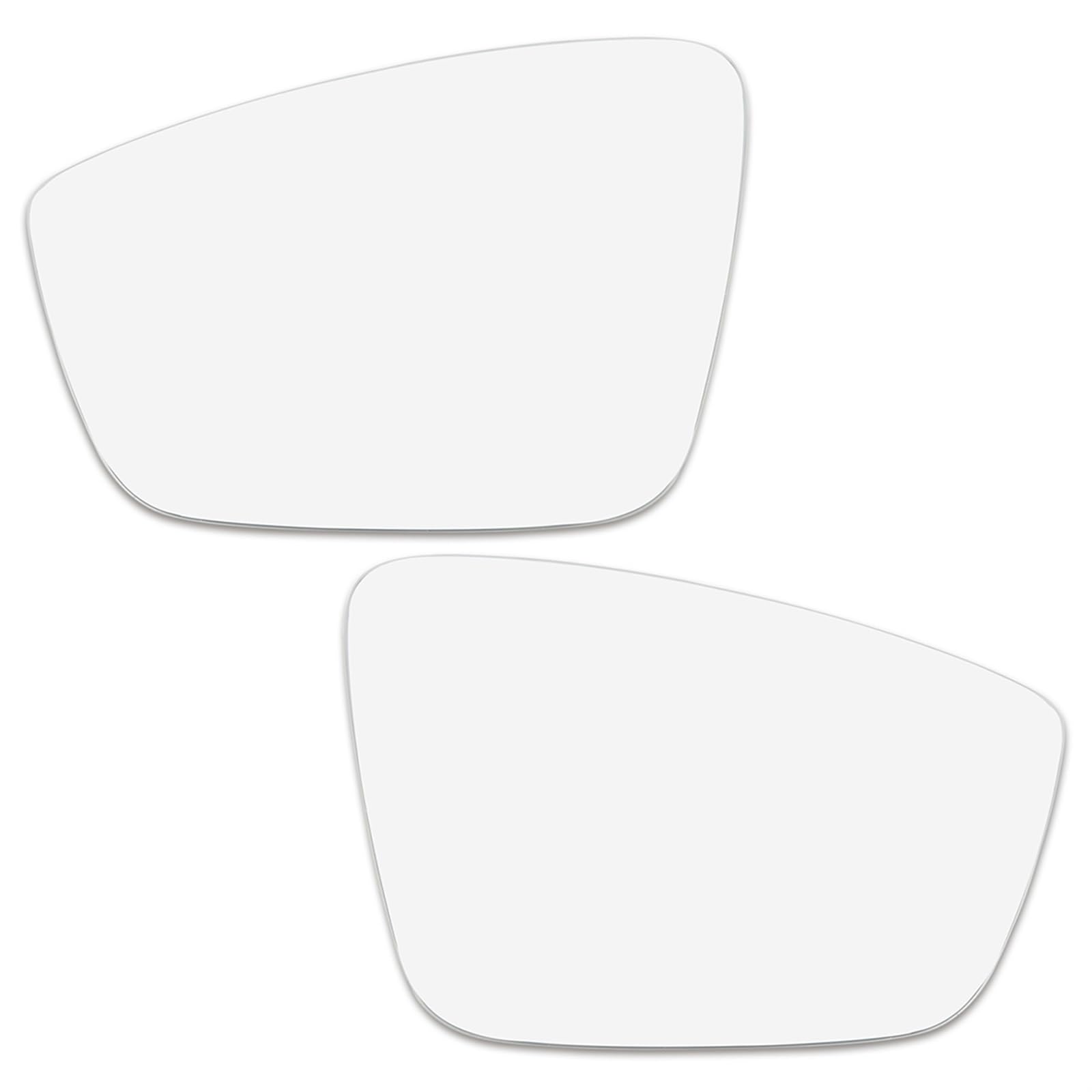 Türspiegelglas Für VW Für Passat 2011 2012 2013 2014 2015 Spiegel Glas Erhitzt Mit Trägerplatte Seite Rechte Seite Rückspiegel Glas Rearview Side Autotür Spiegelglas(1pair) von BeiZhengbhD