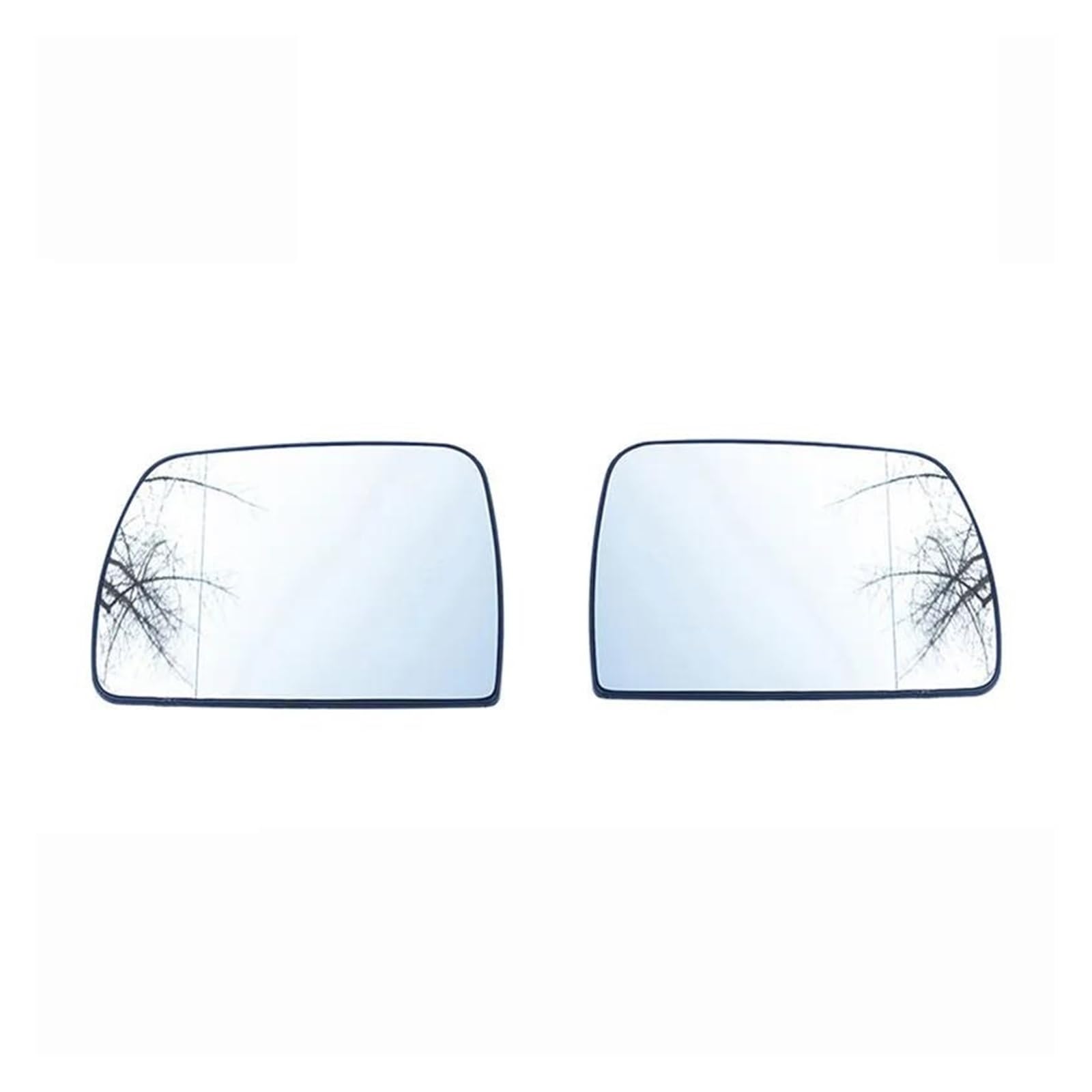 Türspiegelglas Für X5 E53 1999 2000 2001 2002 2003 2004 2005 2006 Auto Weiß & Blau Links Rechts Beheizte Flügel Hinten Spiegel Glas Rearview Side Autotür Spiegelglas(A Pair White) von BeiZhengbhD