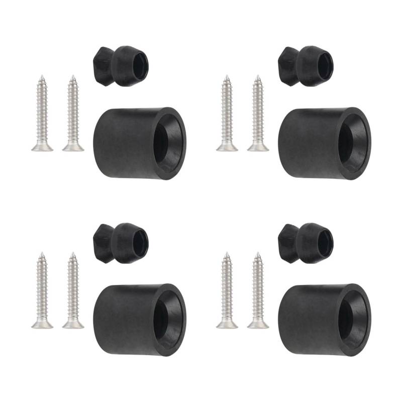 4pcs Anhänger Türhalter Set Gummi Stoßstangen Geschlossene Anhänger Türhalter Wetterfest Stoßstangen Set für Pferdeanhänger von Beimus