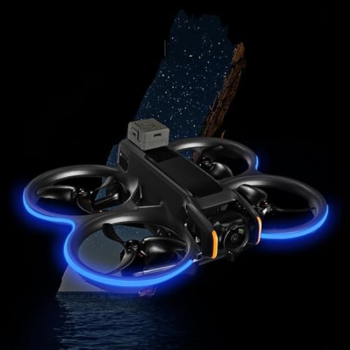 Avata 2 Drohne Lichtleiste Lichtleiste Lichtleiste für DJI Avata 2 Drohne Nacht Flug Warnlicht Streifen LED Lichtleiste (Blau) von BeisDirect