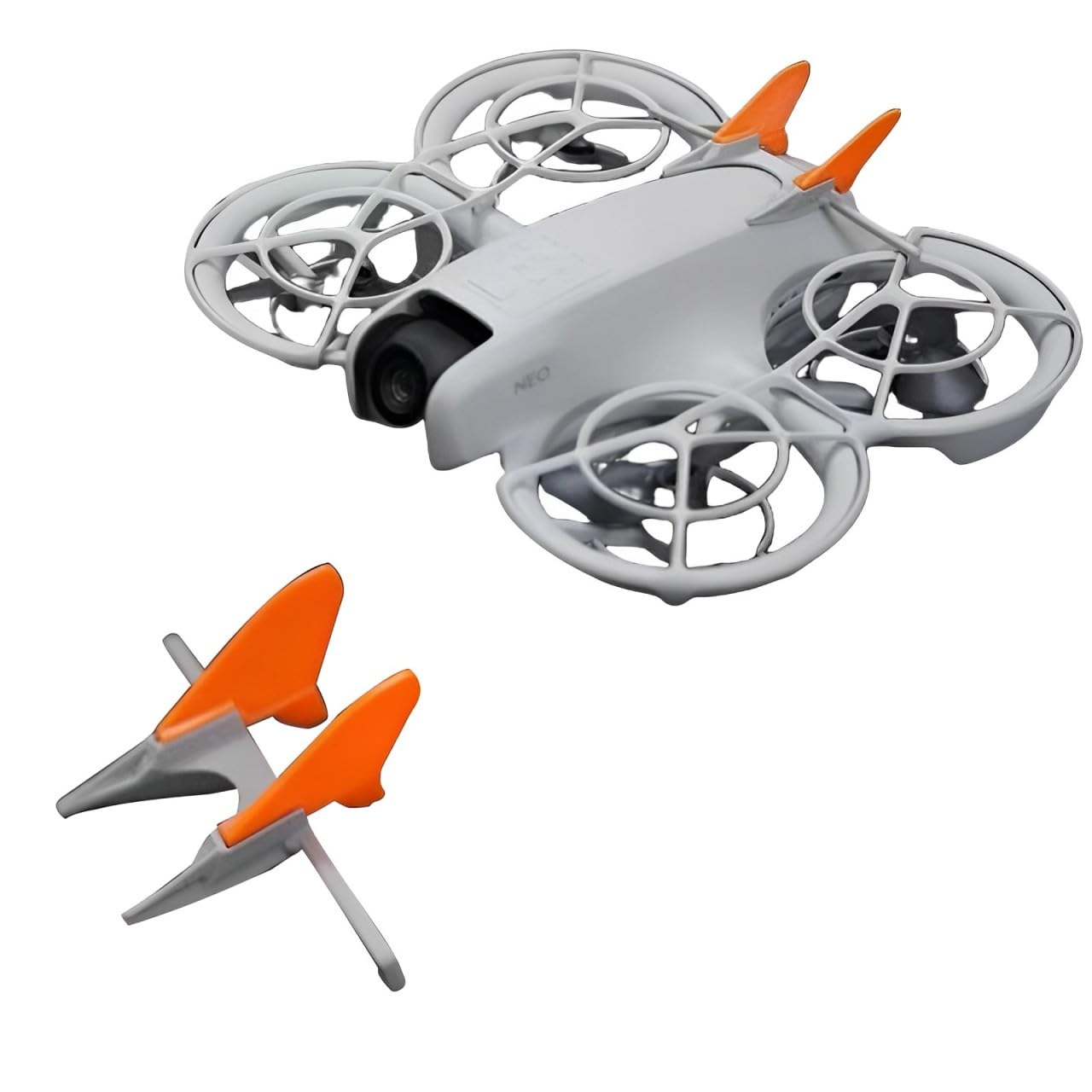 BeisDirect Heckflügel für DJI NEO Drohne Flight Tail dekoratives Zubehör (Orange) von BeisDirect