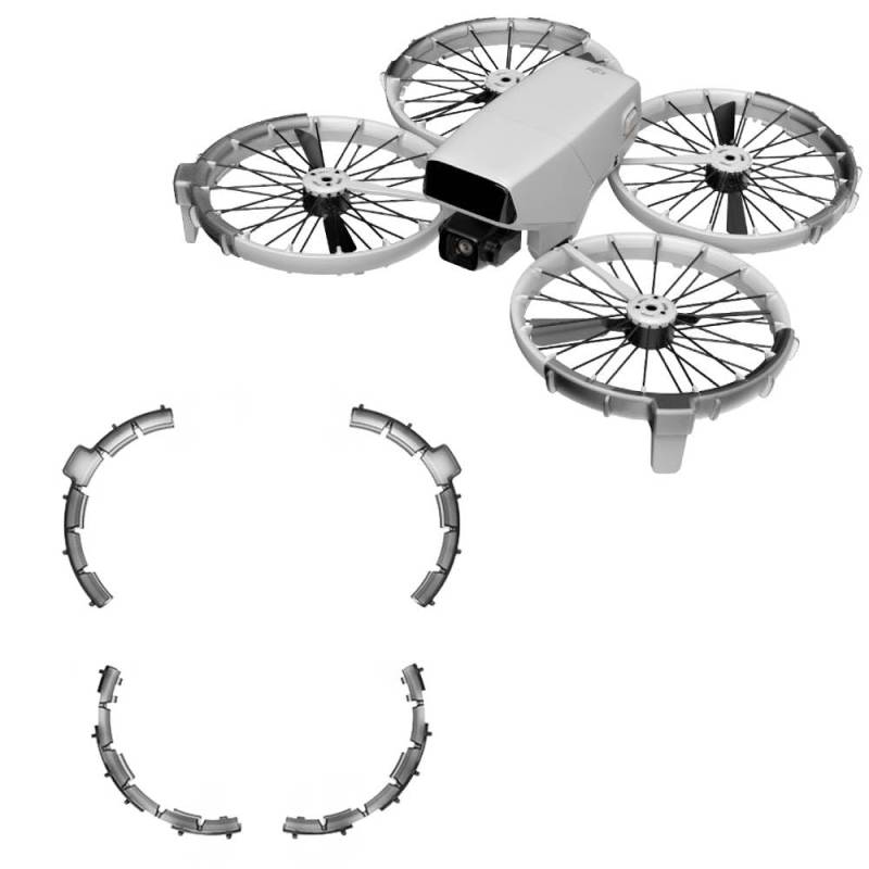 BeisDirect Propeller Guard Protector für DJI Flip, Anti-Kollision Prop Stoßstange Schutzhülle Ring Anti-Kollision Schlagschutz für DJI Flip Drohne Zubehör (Schwarz) von BeisDirect