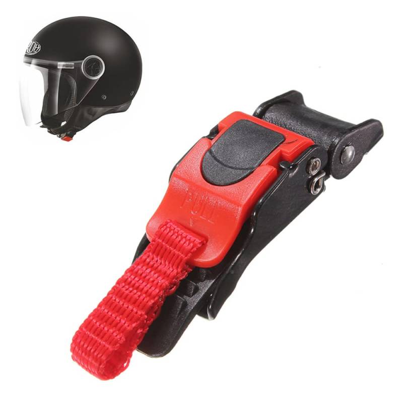 BeisDirect Schnellverschluss Helmgurtschnalle, Helmgurt Helmschnalle Motorrad Schnellverschluss Schnalle Motorradhelm Speed Clip Kinnriemen für jeden Helm (1 Stück) von BeisDirect