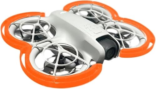 BeisDirect Schützender Stoßstangen-Ring für DJI Neo Drohne Propeller Guard Anti-Kollision Aufprallschutz Prop Bumper Bumper Guards für DJI Neo Zubehör (Orange) von BeisDirect