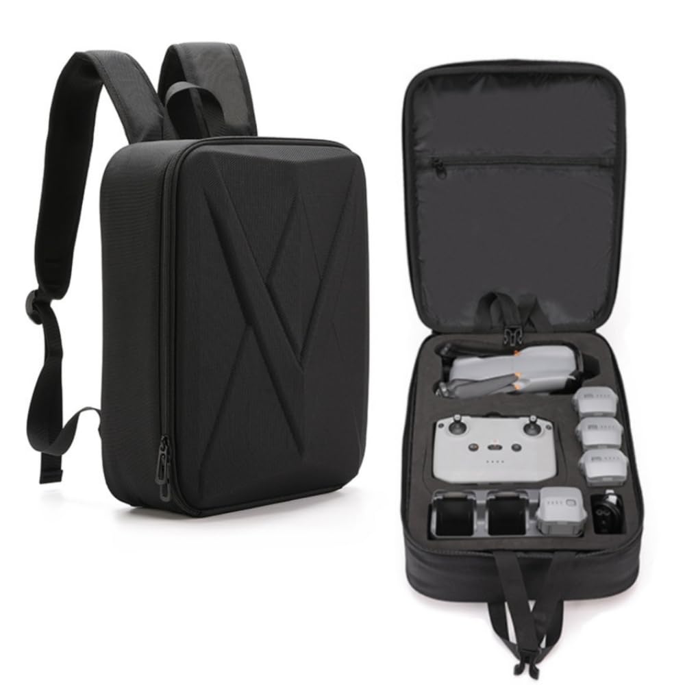 Reiserucksack für DJI AIR 3S/AIR 3, Tragetasche mit großer Kapazität, tragbare Aufbewahrungstasche, Umhängetasche für DJI AIR 3S Drohne, Fernbedienung, Lade-Hub, Batterien und Zubehör von BeisDirect