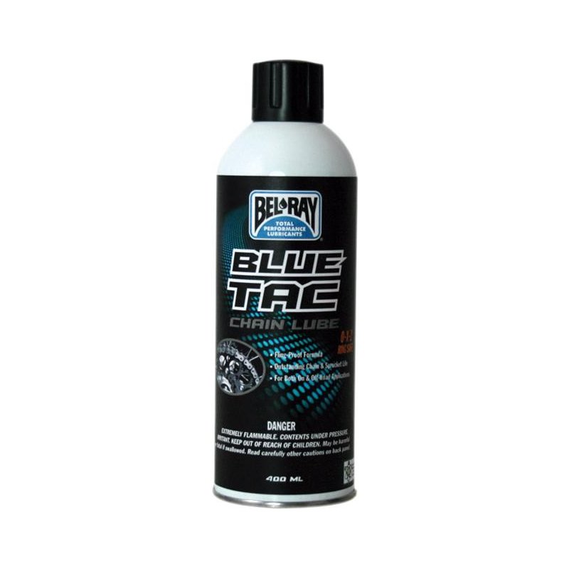 Bel Ray Kettenspray Lube Chain Blue Tac 400Ml (40,00 € pro 1 l) von Bel-Ray