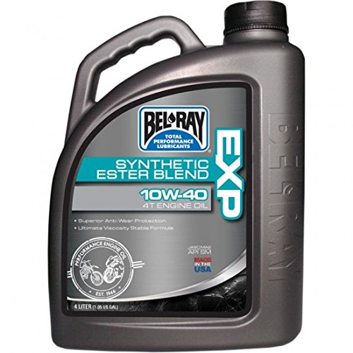 Exp semi-synthetic ester Blend 4 Stroke Engine Öl 10W-40 ... - Bel-ray 36010151 von Bel-Ray