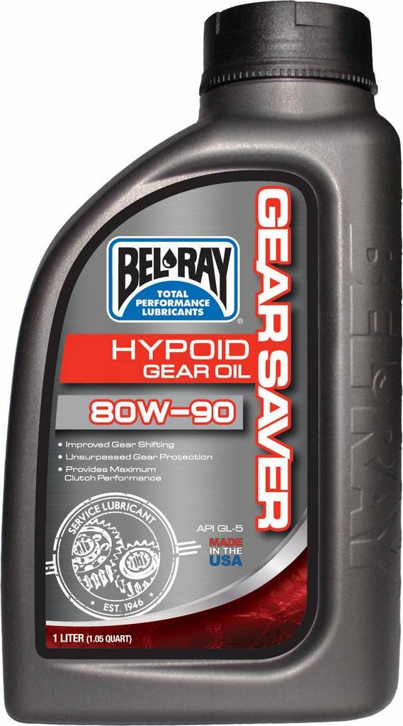 Flasche Öl Getriebe 1L Bel-Ray Gear Saver Hypoid 80W-90 von Bel-Ray