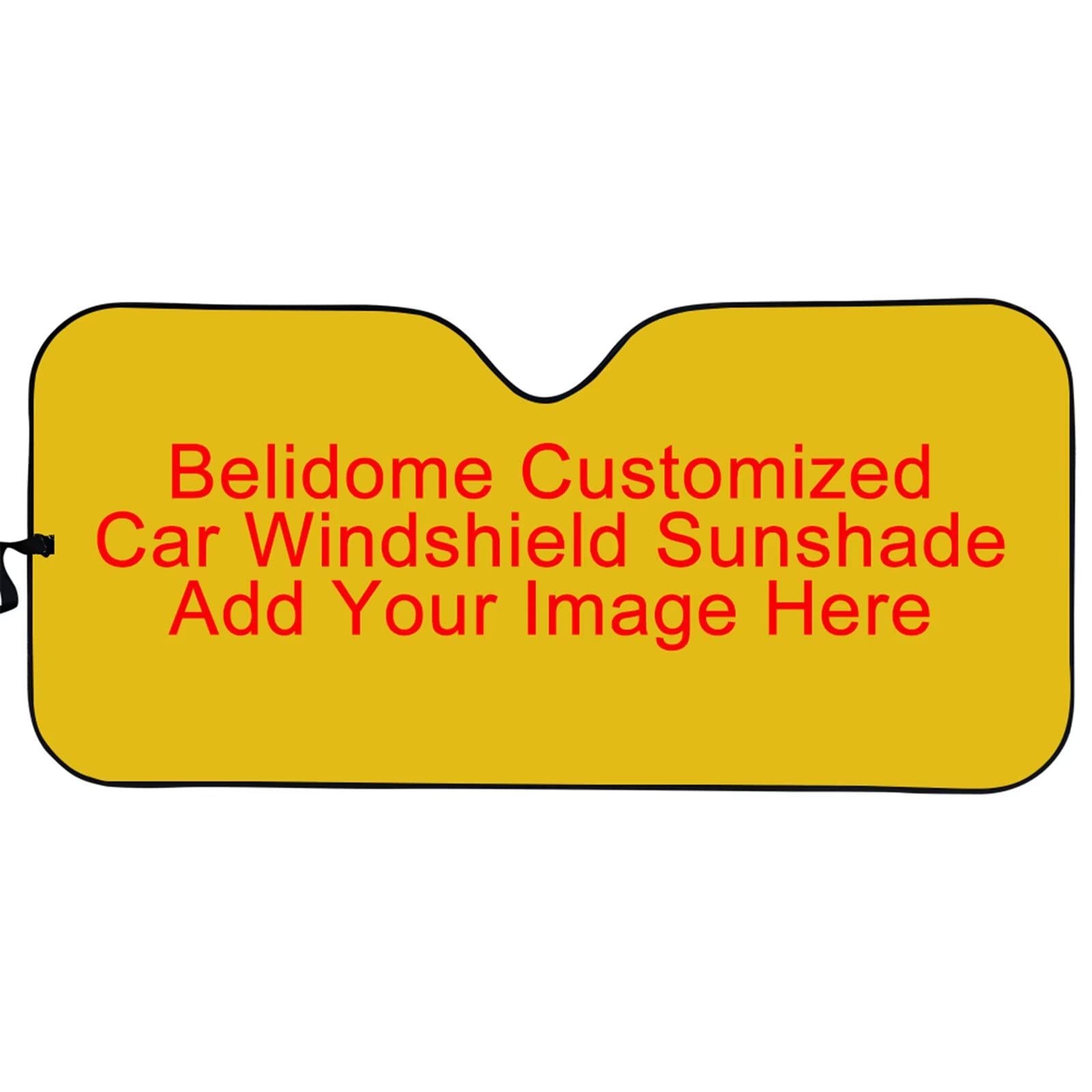 Belidome Custom Car Windschutzscheibe Sonnenschutz Universal Auto Faltbare Sonnenblende von Belidome