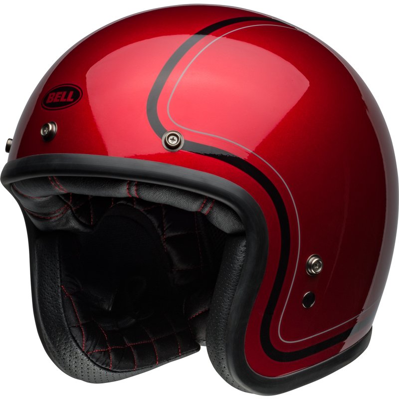 Bell Custom 500 Helm - Chief Gloss Gloss Candy Red Größe: L von Bell