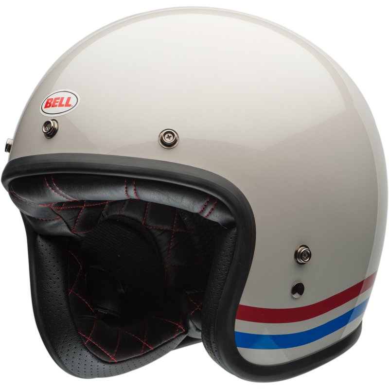 Bell Custom 500 Helm - Stripes Pearl Größe: XL von Bell