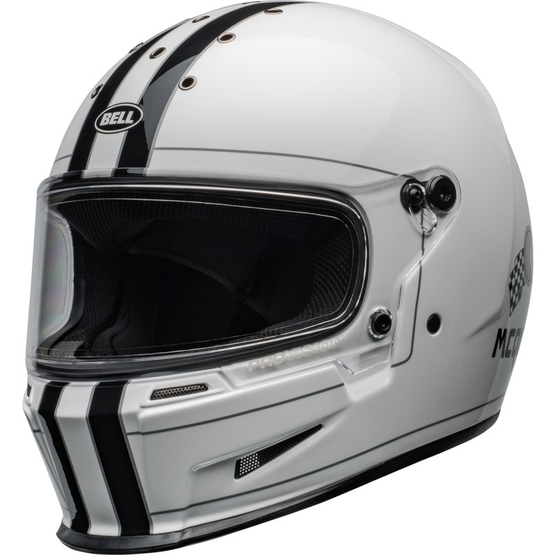 BELL Eliminator Helm - Steve McQueen Gloss White von Bell