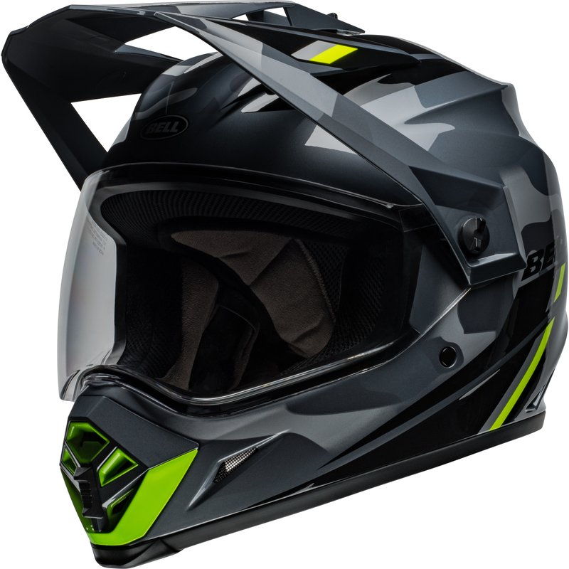 Bell MX-9 Adventure MIPS Helm - Alpine Gloss Met Gray/Camo Größe: L von Bell