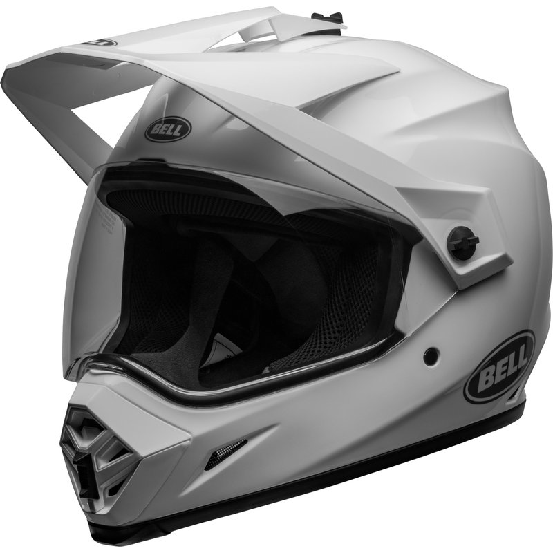 Bell MX-9 Adventure MIPS Helm - Gloss White Größe: 2XL von Bell