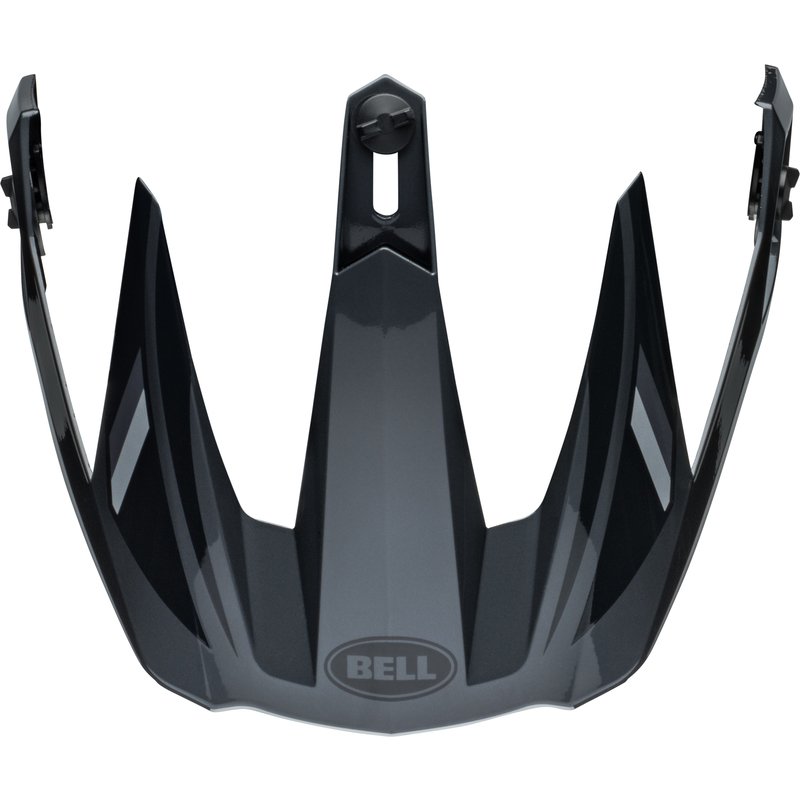 BELL MX-9 Adventure Mips Helmschirm - Alpine Charcoal/Silver von Bell