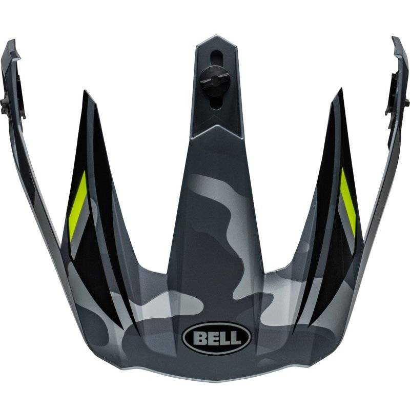 BELL MX-9 Adventure Mips Helmschirm - Alpine Gloss Met Grau/Camo von Bell