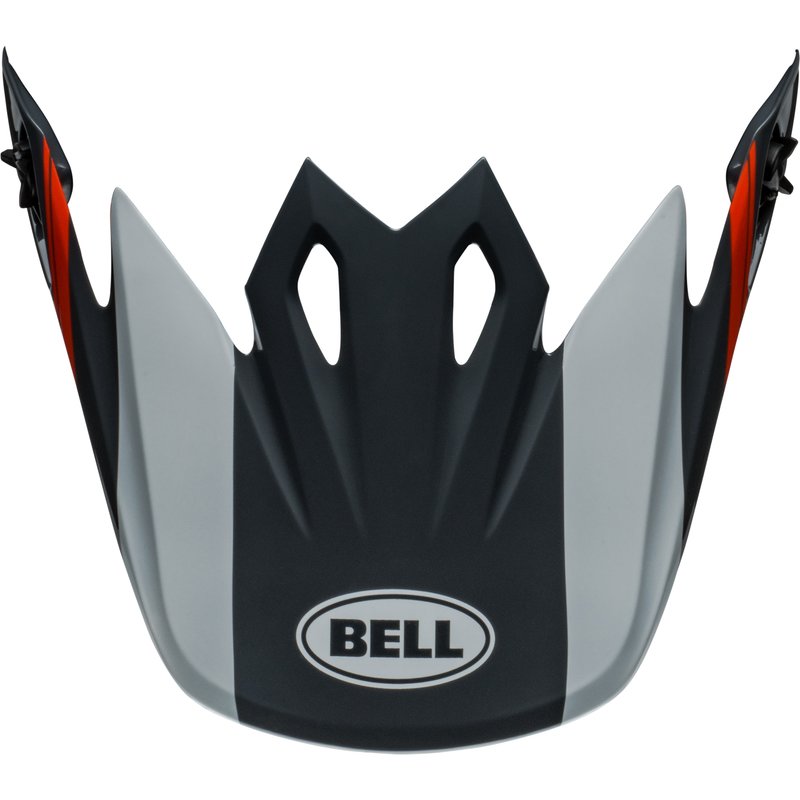 BELL MX-9 Mips Helmschirm - Dart Glänzend Anthrazit/Orange von Bell