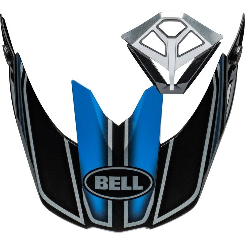 BELL Moto-10 Helmschirm und Mundstück-Kit - Webb Marmont Glänzend... von Bell