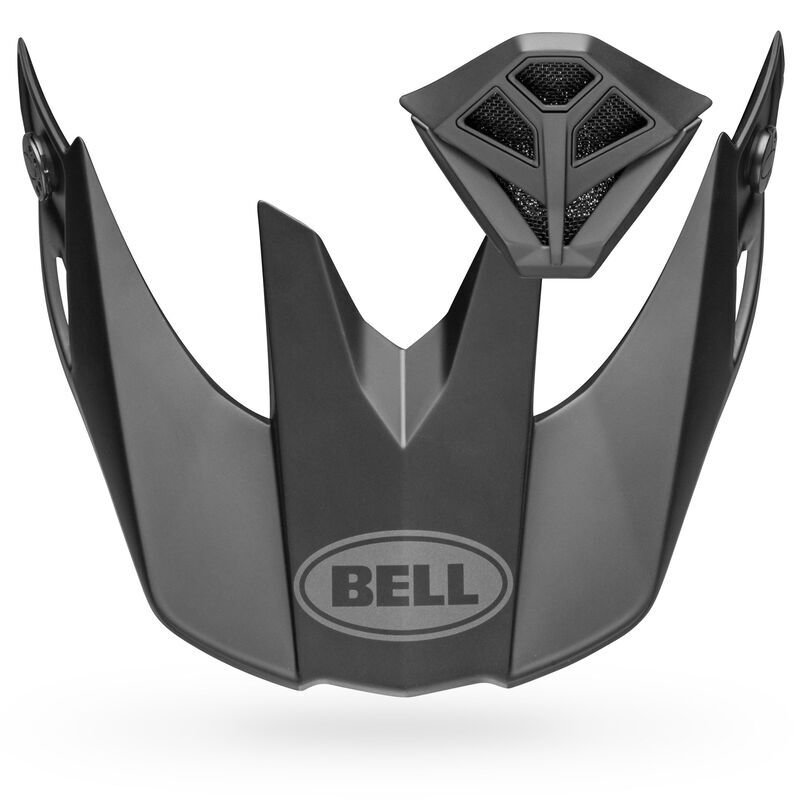 BELL Moto-10 Off-Road Peak and Mouthpiece Kit - Visor Matte Black von Bell