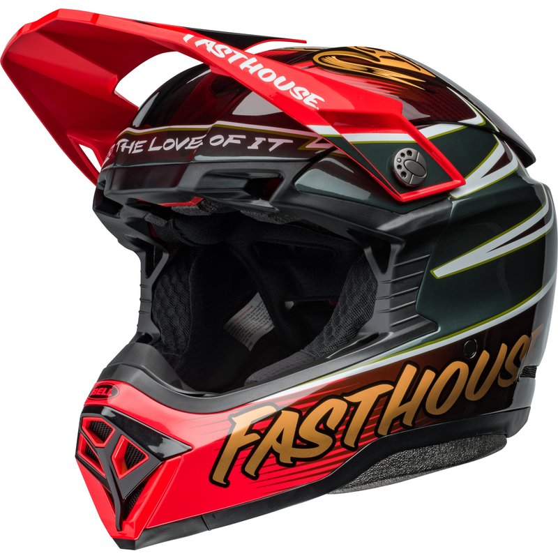 Bell Moto-10 Spherical Helm - Fasthouse DITD 24 Gloss Red/Gold... von Bell