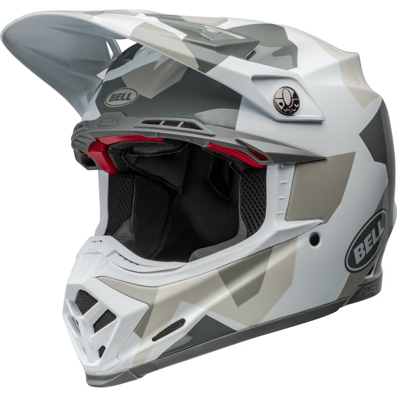 Bell Moto-9S Flex Helm - Rover Gloss White Camo Größe: S von Bell