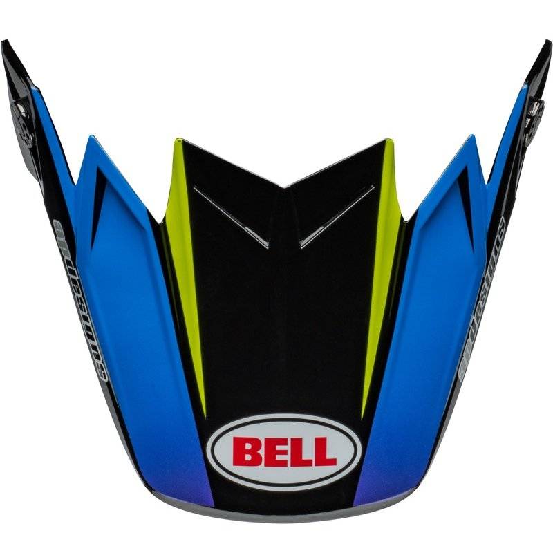 BELL Moto-9S Flex Helmschirm - Pro Circuit 24 Gloss Schwarz/Blau von Bell