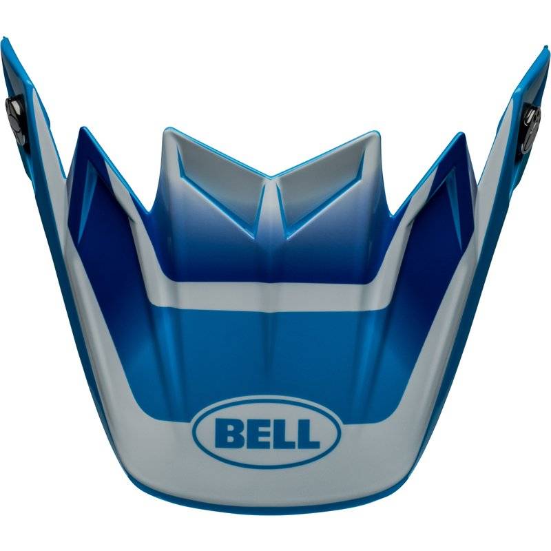 BELL Moto-9S Flex Helmschirm - Rail Glänzend Blau/Weiß von Bell