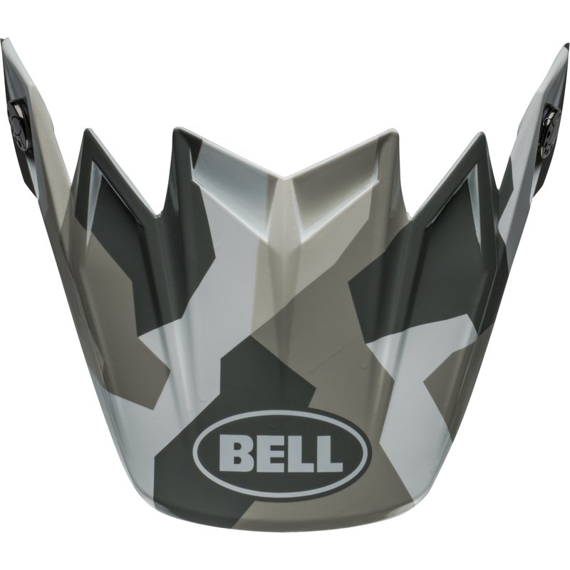 BELL Moto-9S Flex Helmschirm - Rover Glänzend Weiß Camo von Bell