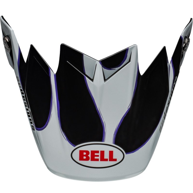 BELL Moto-9S Flex Helmschirm - Slayco 24 Gloss White/Schwarz von Bell