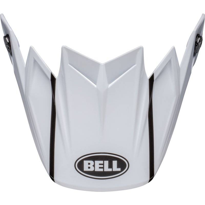 BELL Moto-9S Flex Off-Road Peak - Sprint Gloss White/Red von Bell