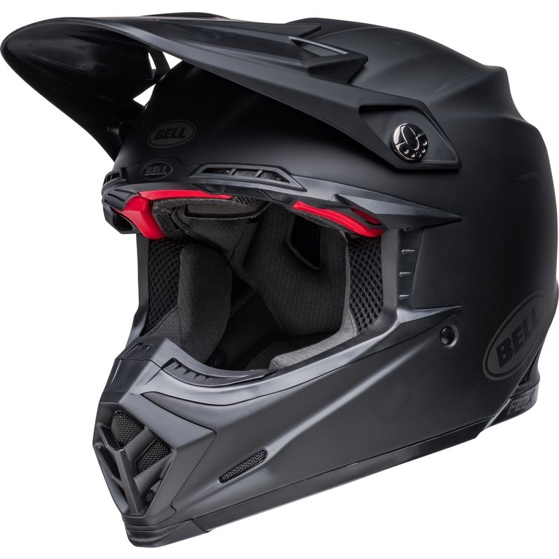 BELL Moto-9s Flex Solid Helm - Mattschwarz von Bell