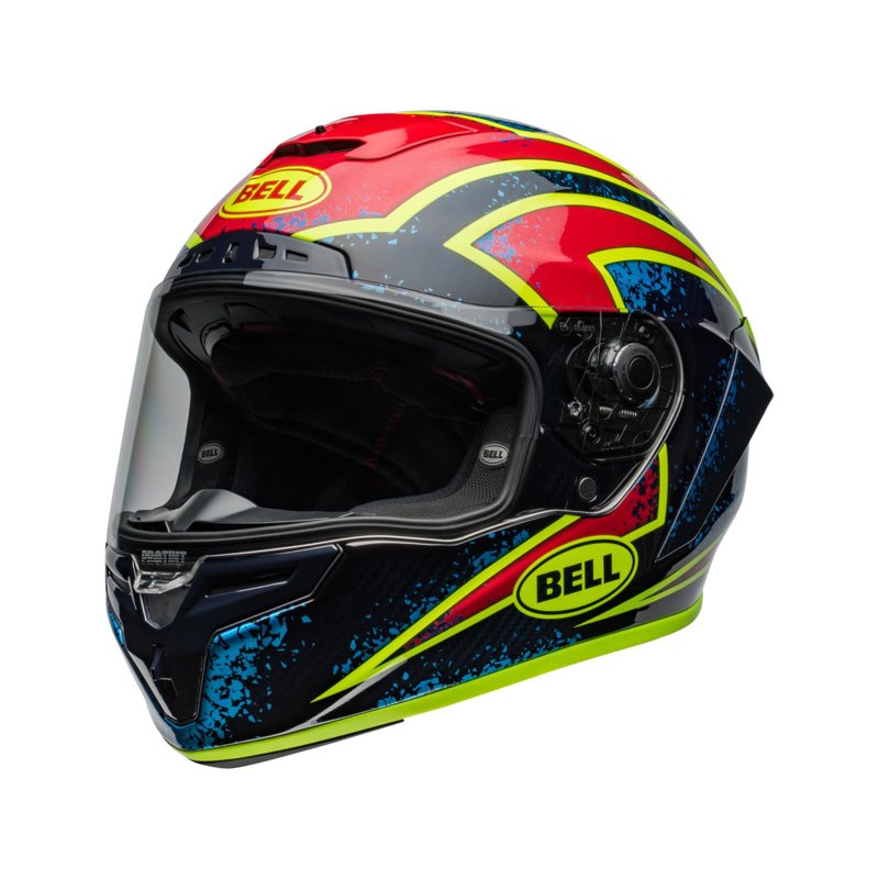 BELL Race Star DLX Flex Helm - Xenon Gloss Red/Silver von Bell