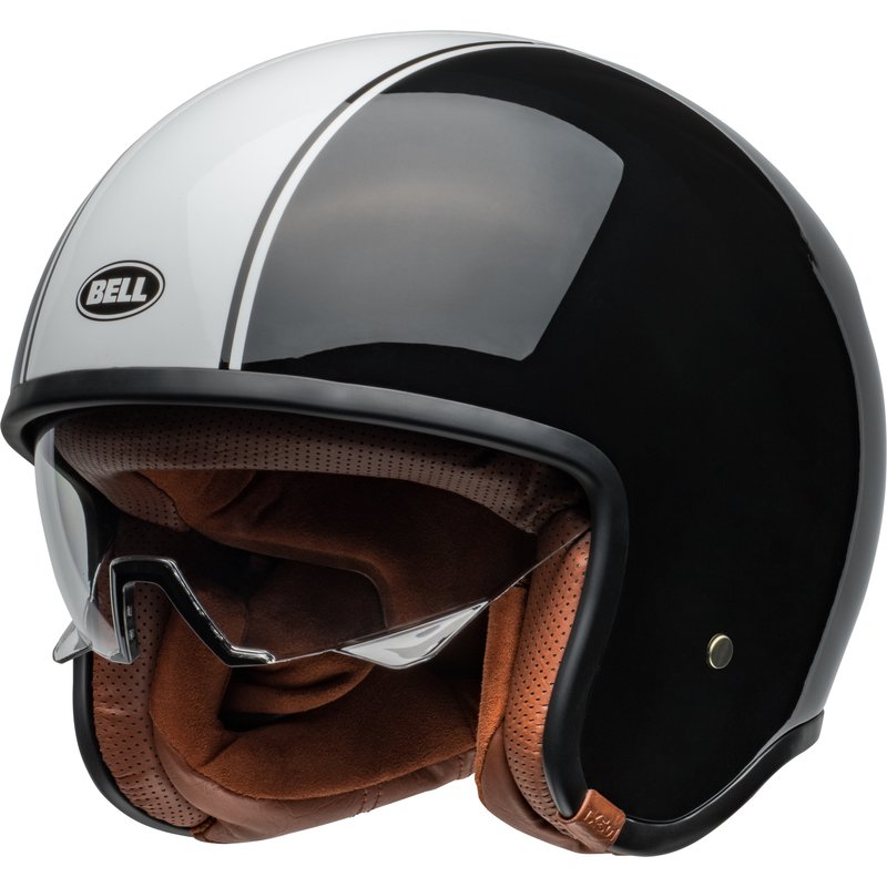 Bell TX501 Helm - Rally Gloss Black/White Größe: M von Bell