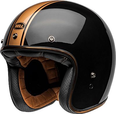 Bell Custom 500 Rally, Jethelm - Schwarz/Bronze - S von Bell