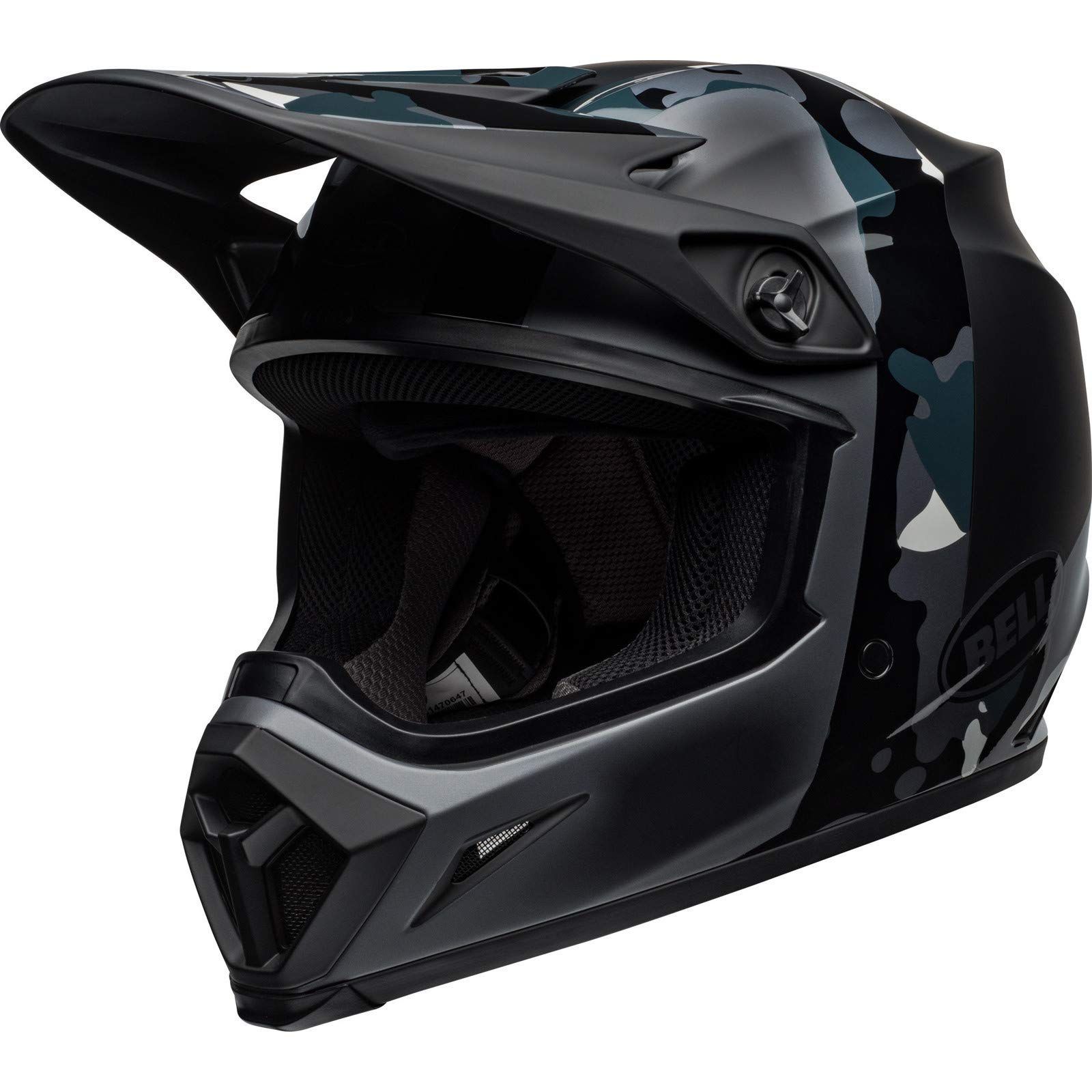 BELL HELMET MX-9 MIPS PRESENCE BLACK TITANIUM CAMO XL von BELL