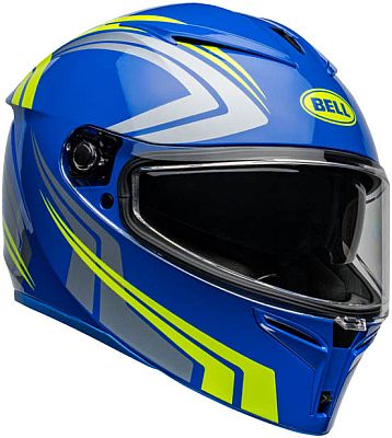 Bell Lithium Jetstream, Integralhelm - Blau/Neon-Gelb - L von Bell