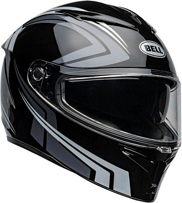 Bell Lithium Jetstream, Integralhelm - Schwarz/Silber - L von Bell