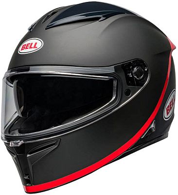 Bell Lithium MIPS Hartluck, Integralhelm - Matt-Schwarz/Schwarz/Rot - L von Bell